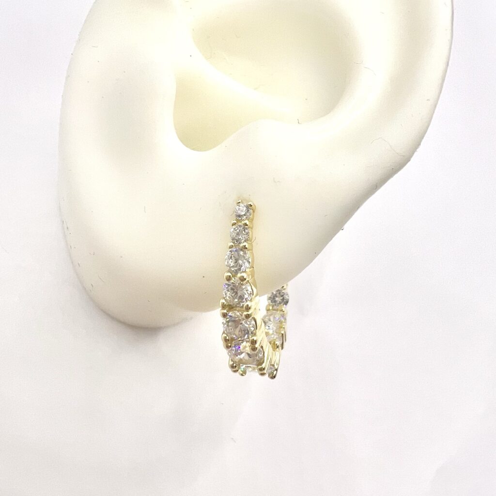 עגילים בציפוי זהב, עגילי זהב, סט עגילים, קלולס